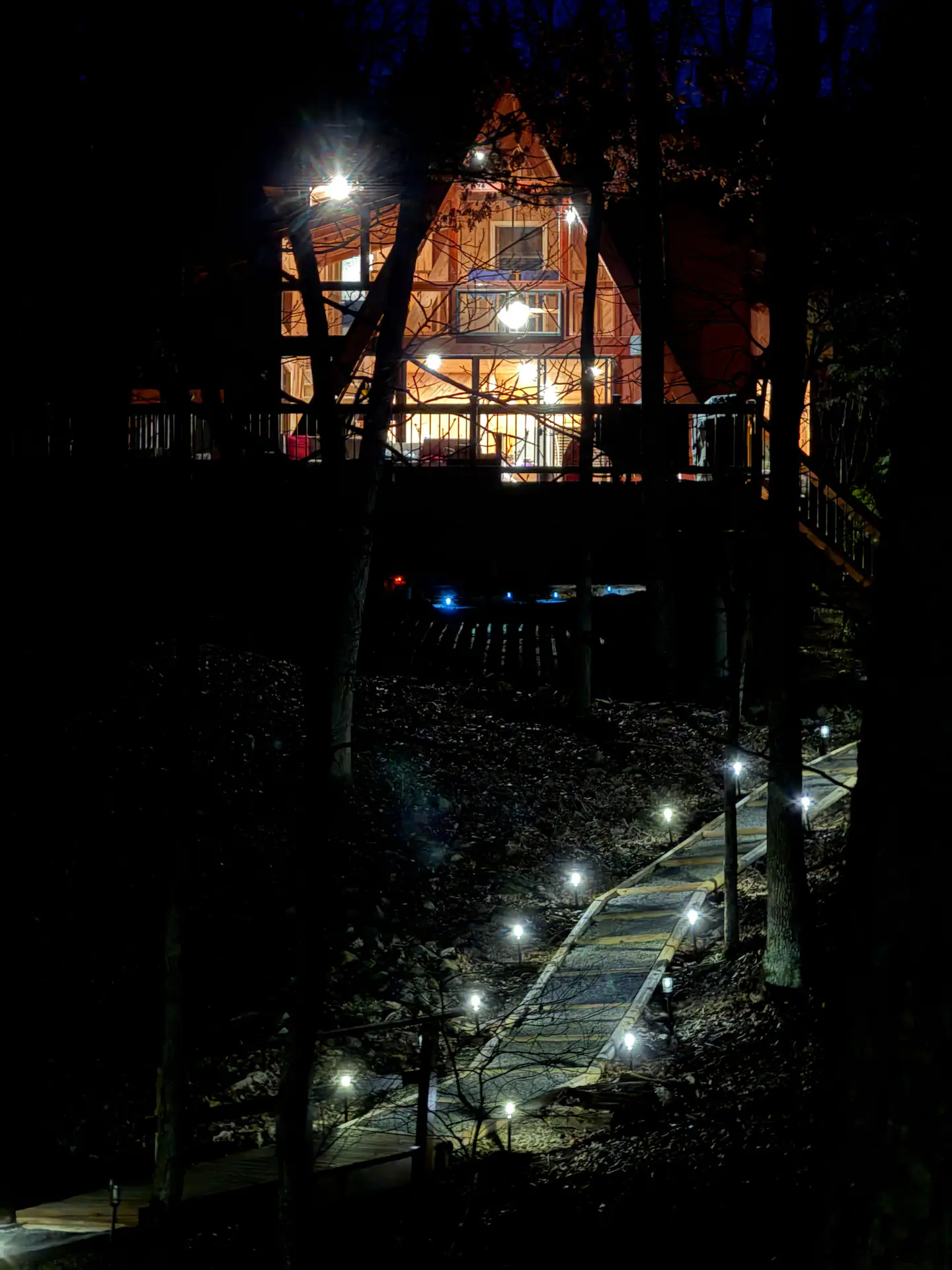 Serenity Now A-Frame cabin